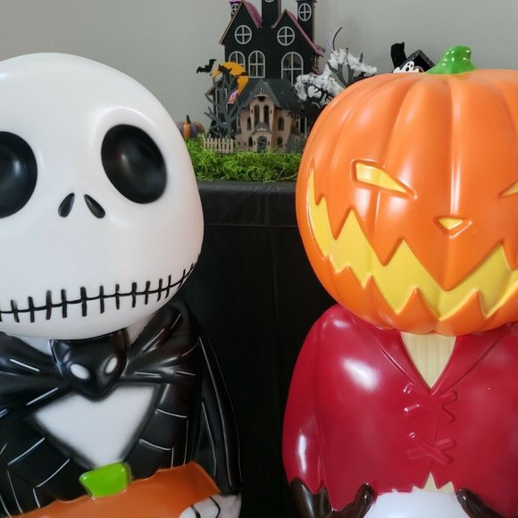 HOME DECOR Holiday Disney Nightmare Before Christmas Blow Mold Set